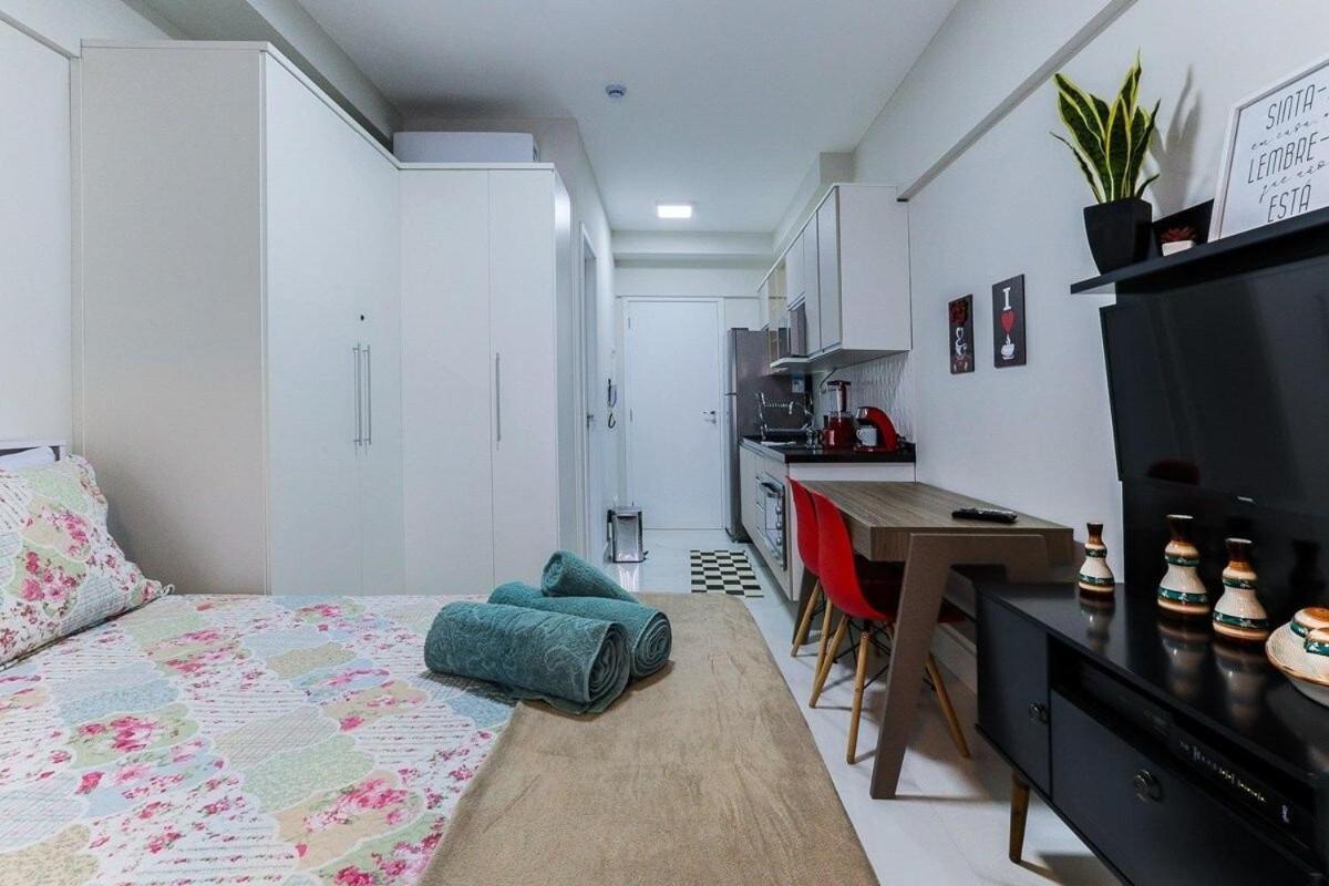 Apartamento Studio Completo 550m Do Metro, Hc E V. Mada *